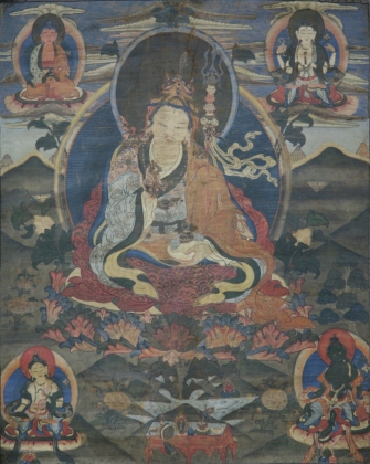 莲花生大师唐卡