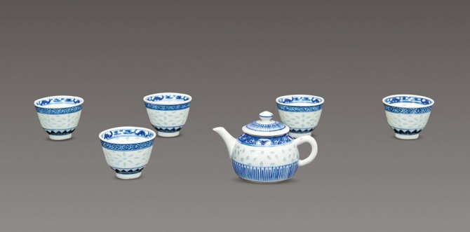 青瓷茶具套