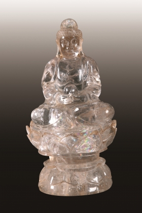 水晶释迦摩尼座像
