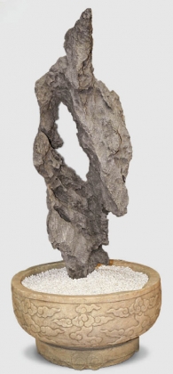 清　“玄劲”英石立峰