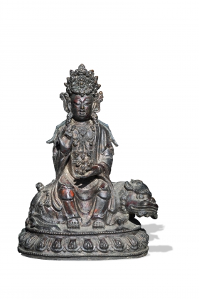 清·地藏王菩萨铜像